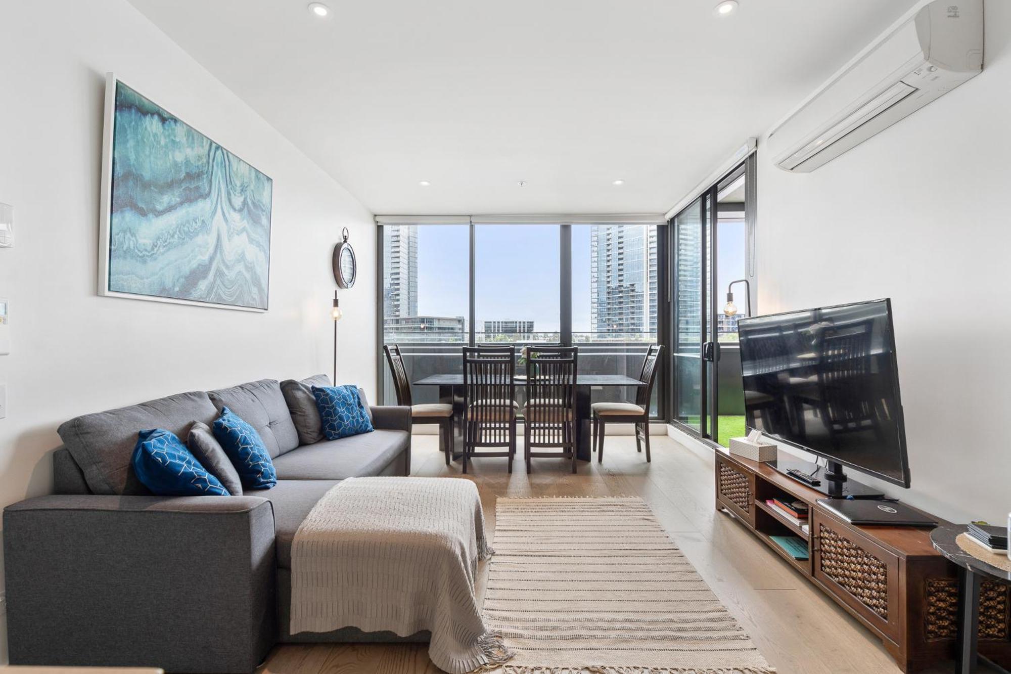 Melbourne Docklands Riverside Views Buitenkant foto